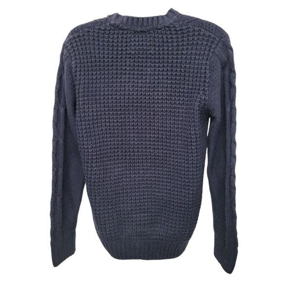 Weather Proof Vintage Navy Blue Sweater Size: M - Picture 6 of 9